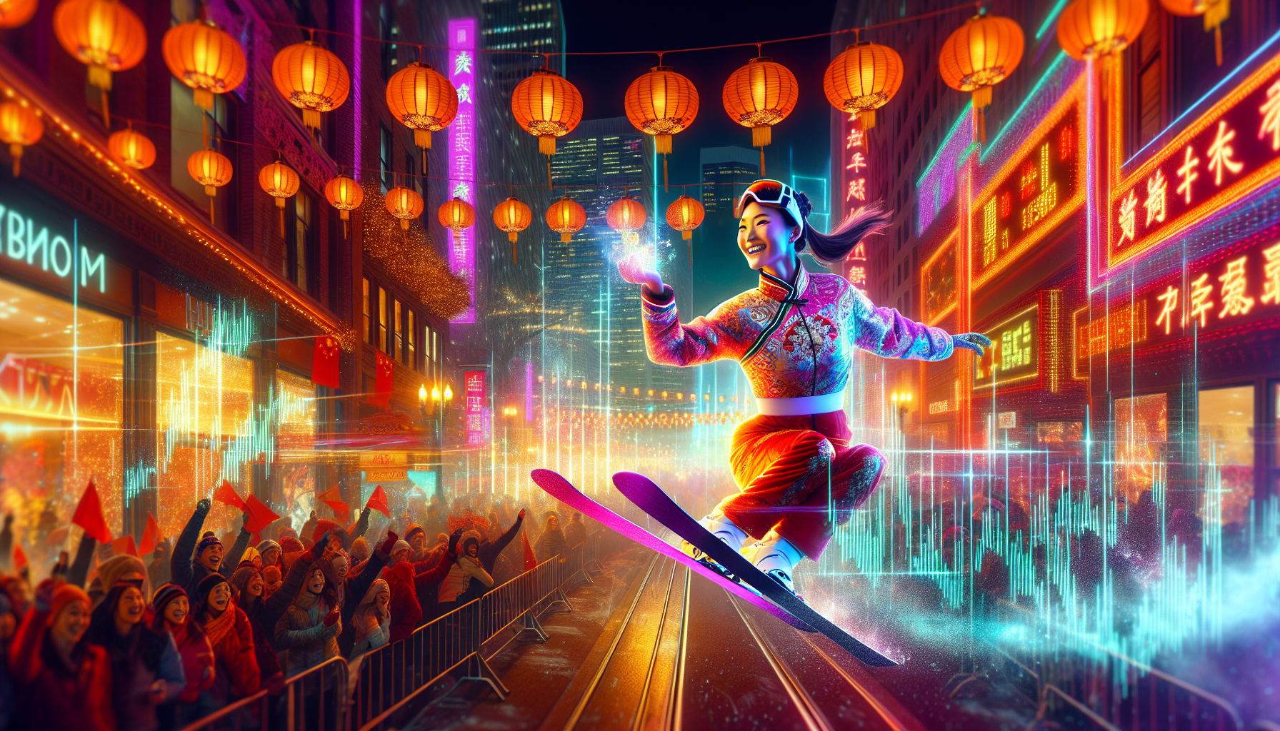 Eileen Gu's Parade Triumph: A Symbol of Cultural Strength Amid Market Uncertainty