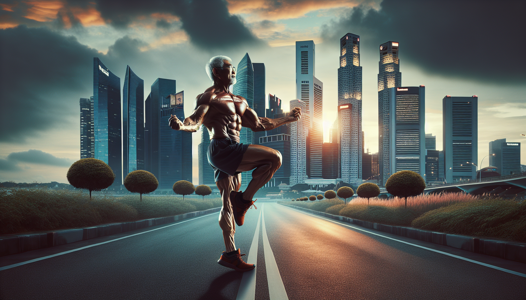 73-Year-Old Bodybuilder Victor Chan Walks 20,000 Steps a Day to Stay Fit