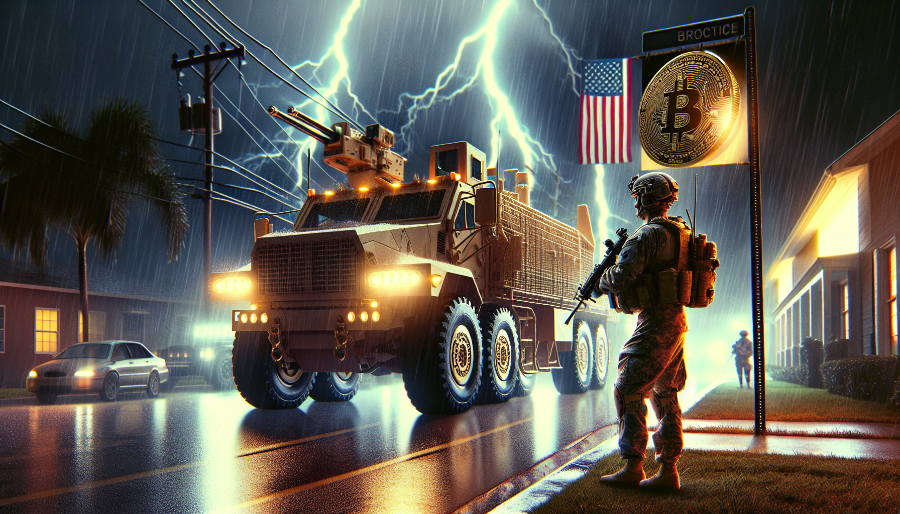 US Military Strength Spotlighted by President: Crypto Implications Loom