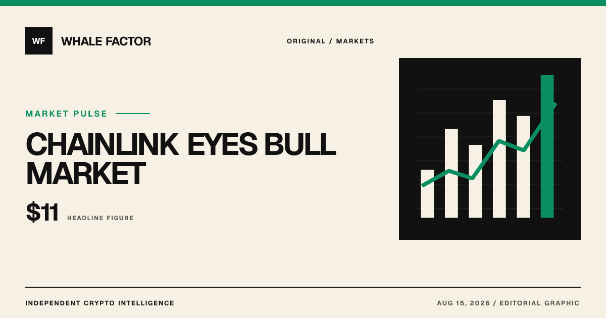 Chainlink Eyes $11 as Bull Market Roars Back to Life