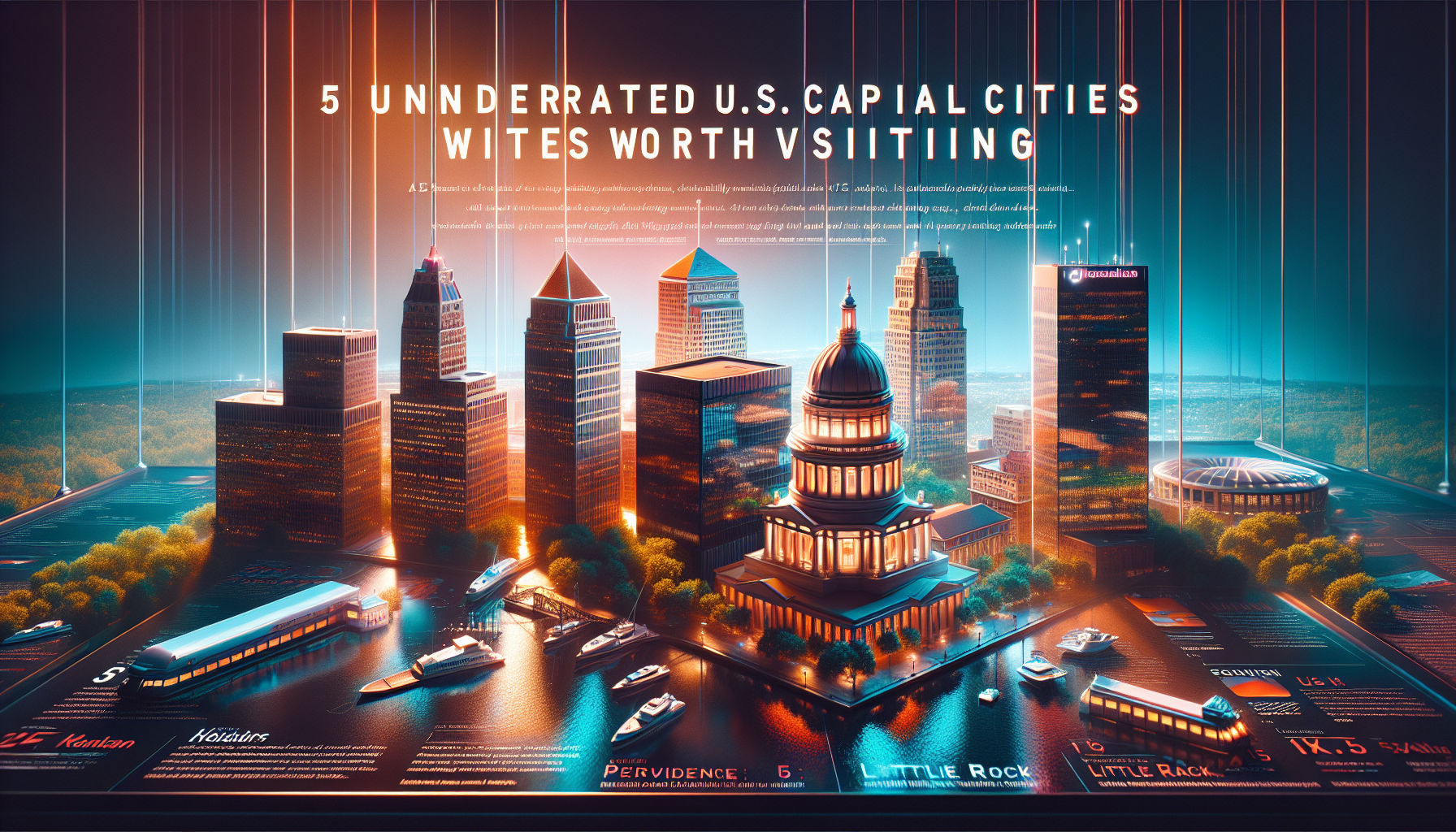 5 Underrated U.S. Capital Cities Worth Visiting: Food, History, and Adventure Await